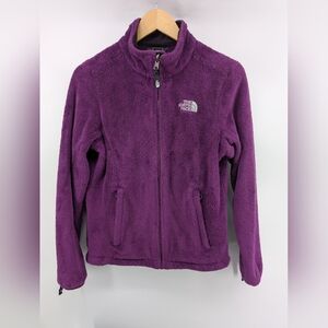 North Face Osito Fleece Jacket Full Zip Purple Size Small
